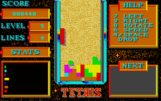 Another Tetris screenshot
